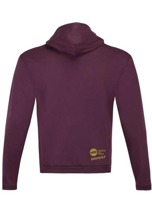 WOD Hoodie "Alter Schwede" Print, burgund rot