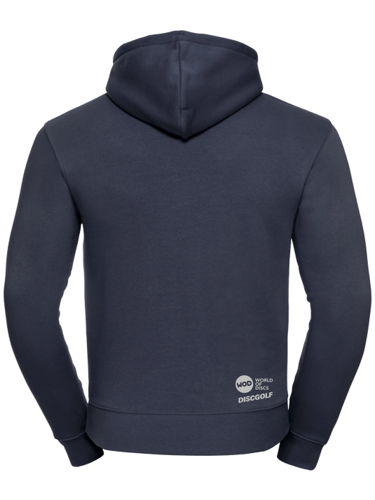 WOD Hoodie "Hutman" Print logo back, navy blau